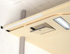 Brandschutzdecke freitragend