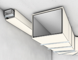 Bekleidung von Stahlblech-Lüftungen